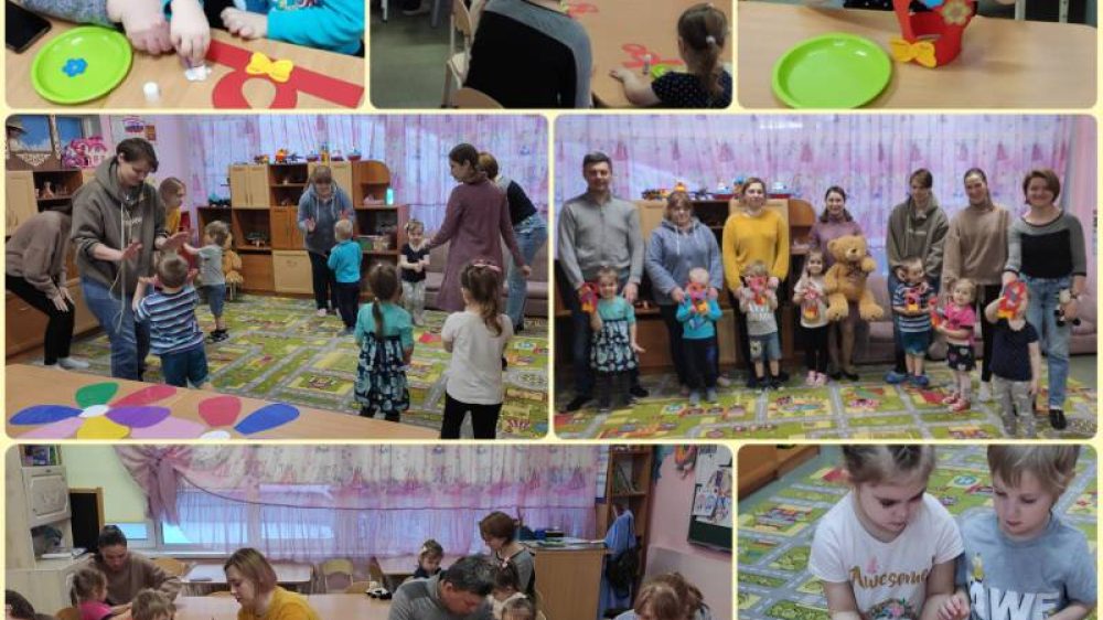 В марте в детском саду «Благовест» прошли  очередные встречи Детско-родительского клуба &#171;Весна пришла!&#187;